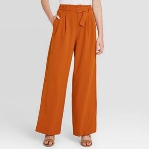 NWT A New Day High-Waisted Belted Pants